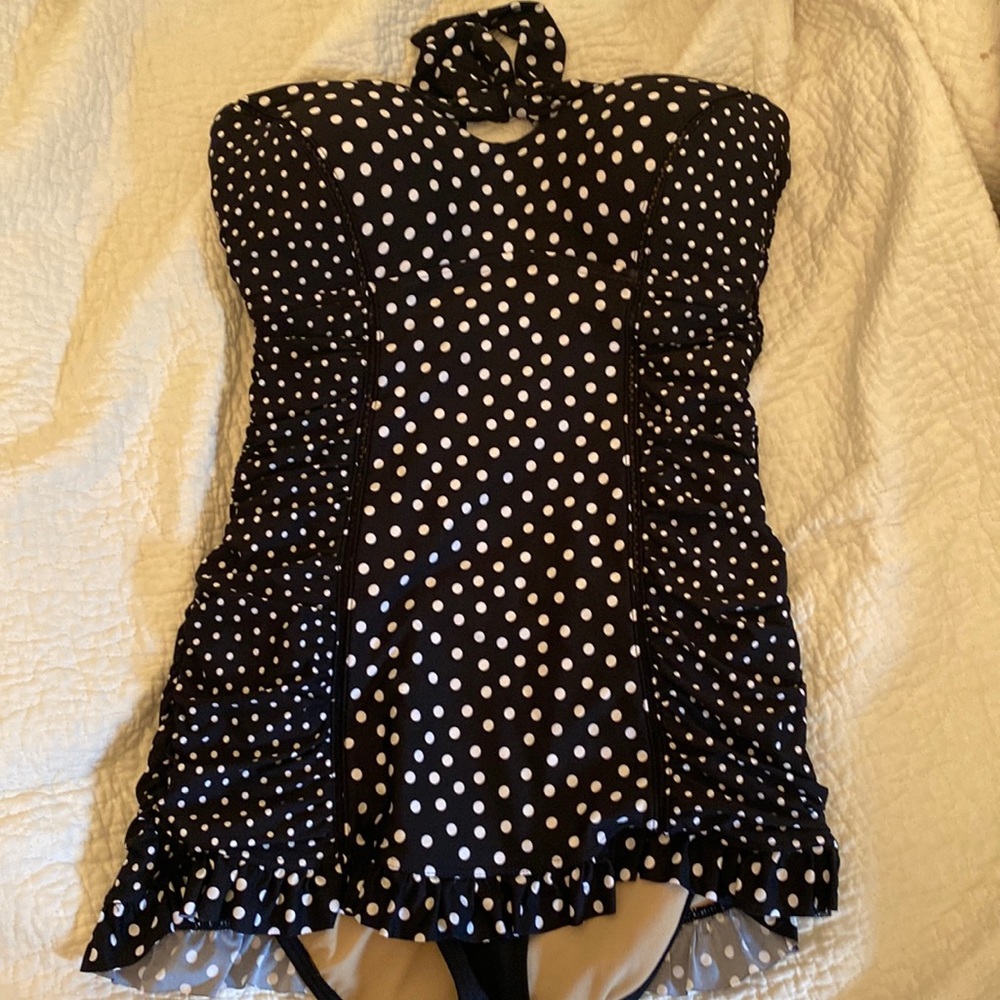 Jantzen 1 piece navy blue